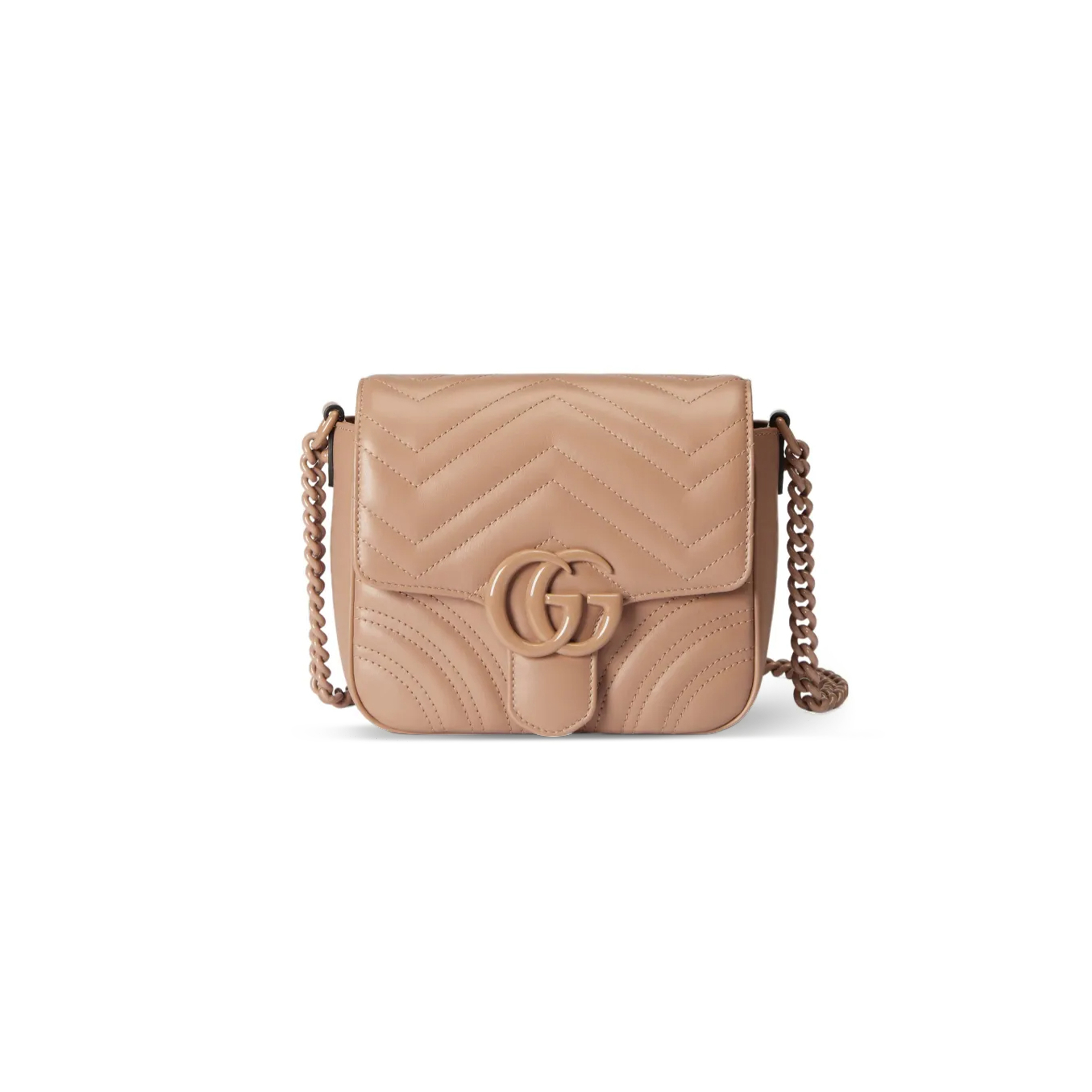 GUCCI GG MARMONT MATELASSÉ SHOULDER BAG 739681 (18*15*8cm)